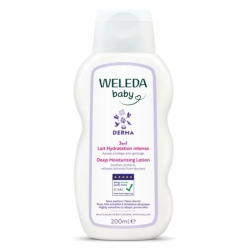 Weleda Lait corporel Bébé Derma sans parfum 200ml les copines bio
