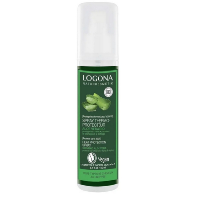 Logona Spray hydratant thermo-protecteur Aloe vera  cheveux 150 ml