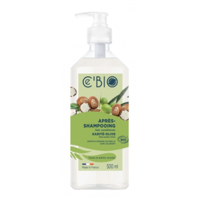 Ce'bio Après-shampooing Karité et Olive 500 ml les copines bio
