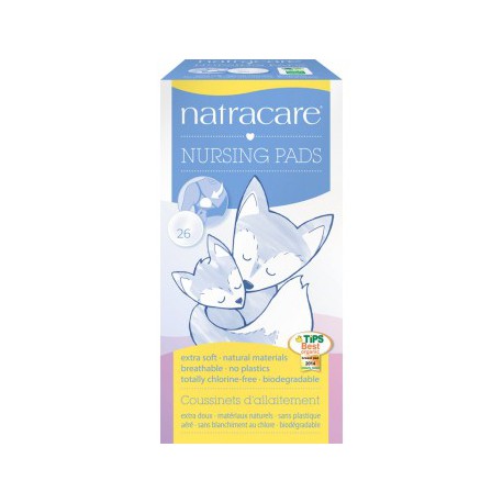 Natracare 26 Coussinets d'allaitement biodegradables naturels