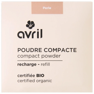 Avril Cosmétique Poudre compacte Perle 11gr maquillage bio les copines bio teinte claire