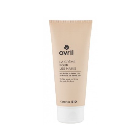 Avril cosmétique Crème mains Baies polaires et Beurre de Karité 100ml les copines bio
