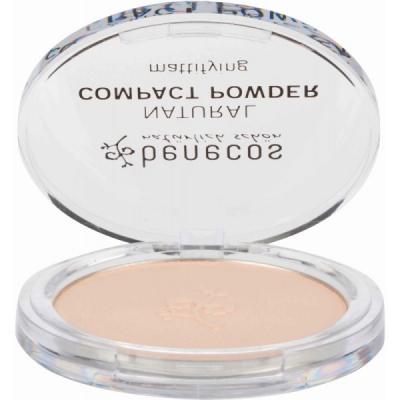 Benecos Poudre compacte naturelle matifiante 9 gr maquillage bio et minéral du teint les copines bio