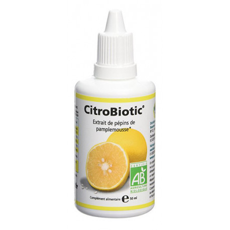 Citrobiotic Extrait de pépins de Pamplemousse 20ml les copines du bio compléments alimentaires