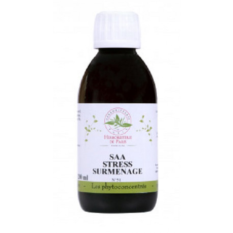 Herboristerie de Paris Phyto concentré SAA Stress Surmenage 200 ml les copines bio compléments alimentaires