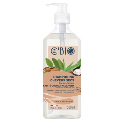 Shampoing cheveux secs Karité Jojoba Aloé 500 ml Les Copines Bio Hygiène bio