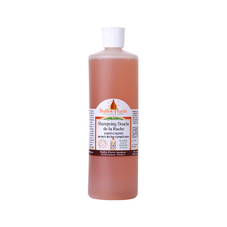 Ballot flurin Shampoing douche de la Ruche assainissant et doux propolis miel 500 ml Les Copines Bio Hygiène bio