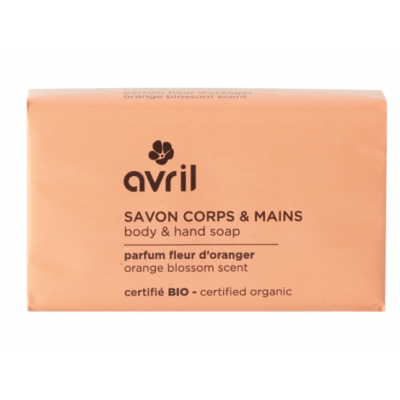 Avril cosmétique Savon de Provence Fleur d'oranger 100 gr - les copines bio