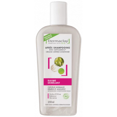 Dermaclay Après-Shampooing baume démêlant 250 ml les copines bio