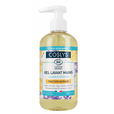 Crème lavante mains lavande-citron 300 ml Coslys certifié bio les copines bio