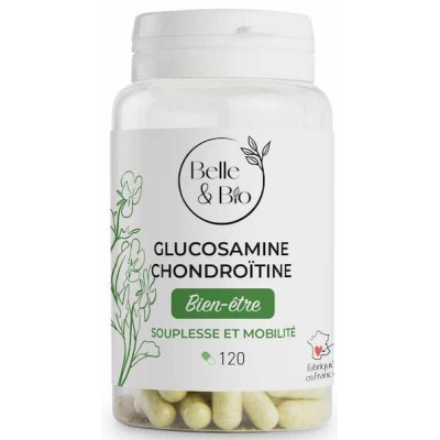 Belle et bio glucosamine Chondroitine 120 gélules gluco chondro les copines bio