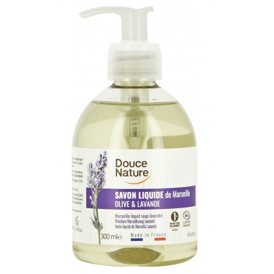 Douce Nature Savon de Marseille liquide flacon avec pompe 300ml