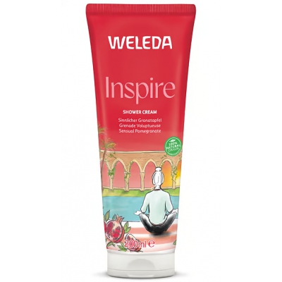 Weleda Crème de douche à la grenade Eveil des sens 200 ml les copines bio