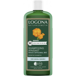 Shampooing Apaisant au souci officinal bio 250ml Logona cuir chevelu sensible et sec Les copines bio