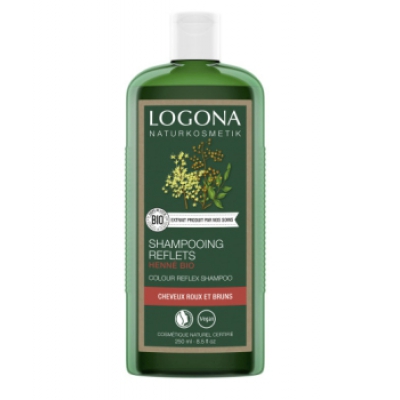 Logona shampooing Color Reflex henné bio 250ml  reflets cuivrés les copines bio