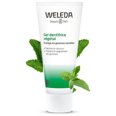Weleda bio Gel dentifrice végétal - 75 ml sensibilités gingivales les copines bio