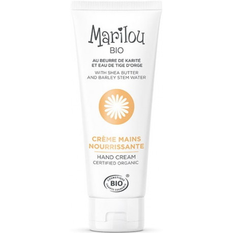 Marilou Bio Crème nourrissante Mains 75ml cosmétique bio Les copines bio