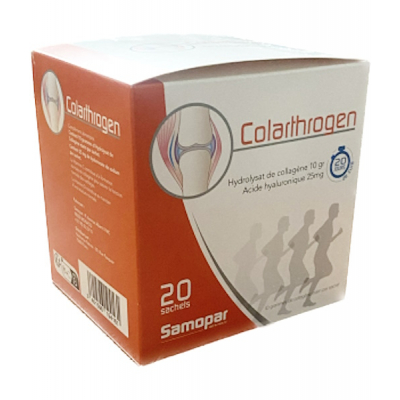 Monapharm Colarthrogen Collagène marin  Acide hyaluronique cure 20 sachets  les copines bio