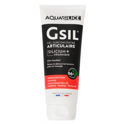 Aquasilice GSil Gel Surconcentré Articulaire Tube 200 ml silicium organique Les copines bio