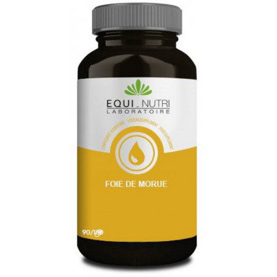 Equi Nutri Huile de foie de morue 60 gélules immunité croissance os vision Les copines bio