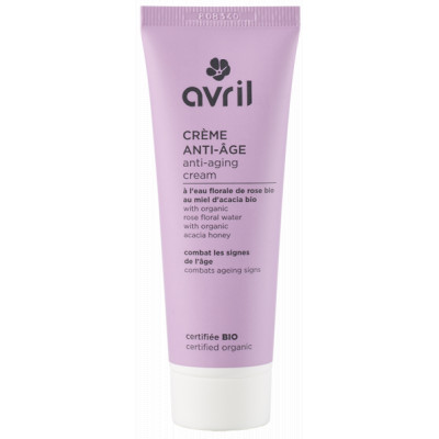 Avril Beauté Crème de jour anti âge 50ml anti-rides eau florale de rose de damas les copines bio