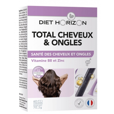 Diet Horizon Total Cheveux et Ongles 60 comprimés kératine cystéine Les copines bio