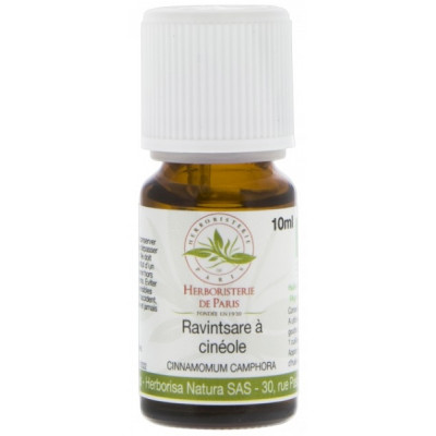 Herboristerie de paris Huile Essentielle Ravintsara Bio 10ml immunité antisepsie Les copines bio