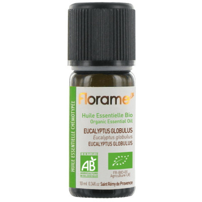 Huile essentielle bio Eucalyptus globulus 10 ml Florame Les Copines Bio Huile essentielle bio