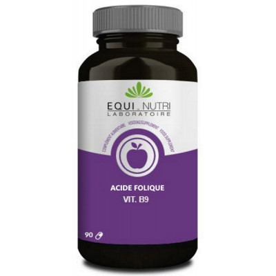 Equi - Nutri Vitamine B9 acide folique 90 gélules maternité métabolisme croissance Les copines bio