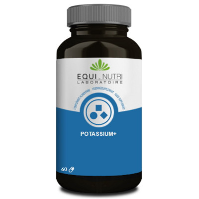 Equi Nutri Potassium Plus Citrate de Potassium 60 gélules équilibre de la tension sanguine acide base Les copines bio