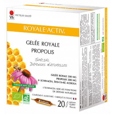 Vecteur Santé Royale Activ 20 ampoules de 10ml défenses immunité Les copines bio