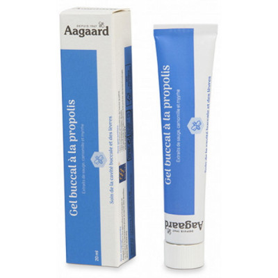 Aagaard Gel buccal à la Propolis Tube 20 ml gencives raffermies Les copines bio