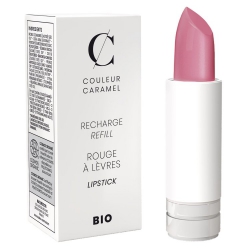 Couleur Caramel Recharge Rouge à lèvres nacré Rose Sombre n°203 - N° 203  maquillage bio les copines bio