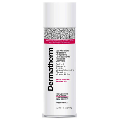 Dermatherm Eau micellaire apaisante nettoyante démaquillante tolérance optimale 150ml atopie allergie Les copines bio