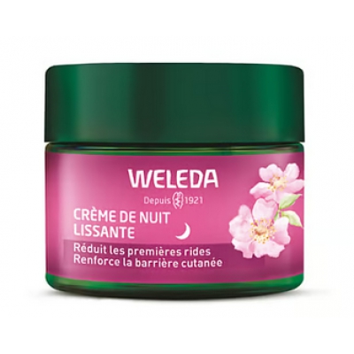 Crème de nuit lissante à la rose musquée-30 ml - Premières rides