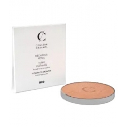 Couleur Caramel Recharge Terre Caramel No 23 - Brun beige nacré 8,5 g produit de maquillage pour le visage Les Copines Bio