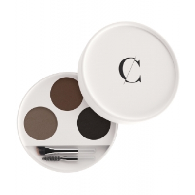 Couleur Caramel Kit sourcils No 29 -  Brunes 2,4 g produit de soin pour le visage Les Copines Bio