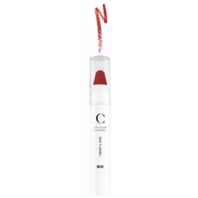 Couleur Caramel Twist \u0026 lips No 405 - Rouge mat 3 g produit de maquillage  minéral