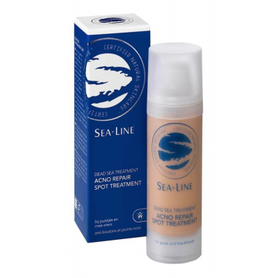 Sealine Acno repair élimine boutons et points noirs Mer Morte  30ml produit nettoyant pour le visage Les Copines Bio