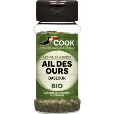 Cook Ail des ours coupé 16 gr Condiment bio Les Copines Bio