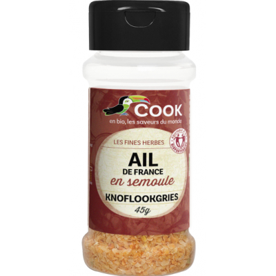 Cook Ail en semoule 50gr Condiment alimentaire Les Copines Bio