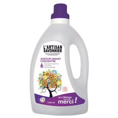 L'artisan savonnier Assouplissant Concentré Lavandin  1,5L produit d'entretien ménager Les Copines Bio