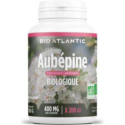 GPH Diffusion Aubépine bio 400mg 200 comprimés Complément alimentaire les copines bio