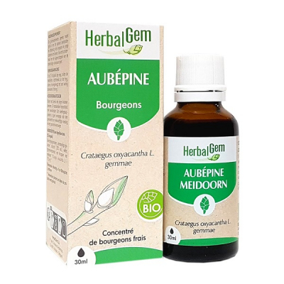 Herbalgem Aubépine Bio Flacon compte gouttes 50 Ml Complément alimentaire Santé Les Copines Bio