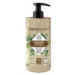 Shampooing purifiant argile ortie achillée 500 ml spécial cheveux gras Les copines bio
