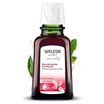 Weleda Bain de bouche à la Myrrhe - 50 ml hygiène bucco dentaire les copines bio