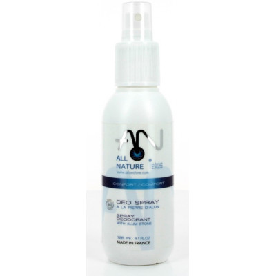Allo'nature Déo Spray à l'Alun de Potassium 125 ml déodorant bio