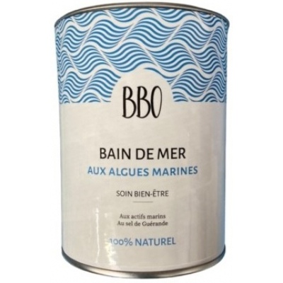 Bio Bretagne Ocean Bain de mer au sel de guérande 100 pour cent naturel 800gr produit d'hygiène pour la douche et le bain Les Co