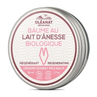 Oléanat Baume au lait d'ânesse régénérant 50ml produit de soin pour la peau Les Copines Bio
