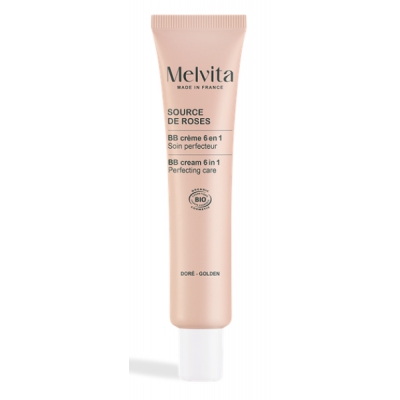Melvita BB crème Nectar de roses doré 40ml produit de maquillage minéral pour le Teint Les Copines Bio